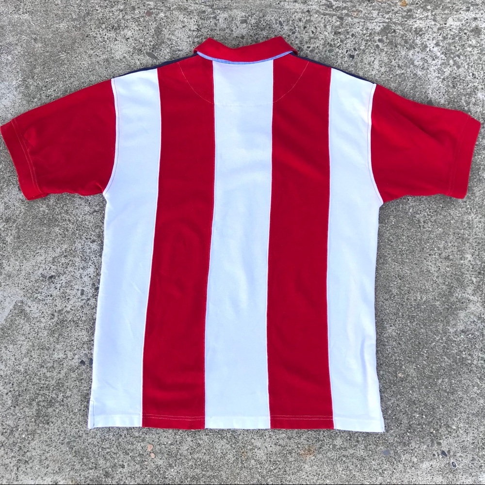 ❌SOLD❌Vintage Men's Sutter & Grant Striped Polo - Picture 2 of 3